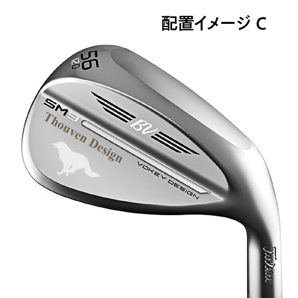 THOUVENデザインカスタム - Titleist / ボーケイデザイン SM9 クローム ウェッジ